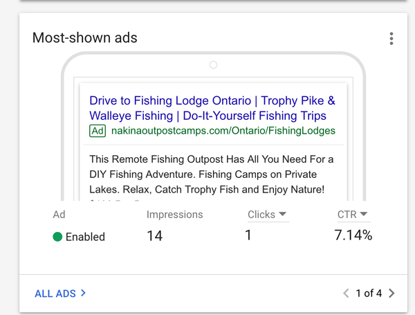 Why am I not seeing my search ads in Google?