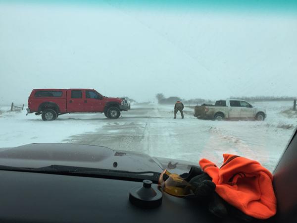 It's not pheasant hunting unless you're getting stuck