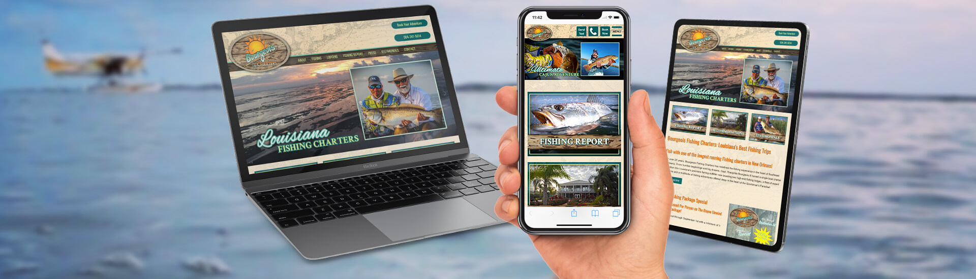 Fishing Website Design Fishing Website Design
