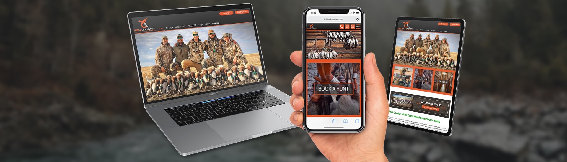 Web Design for Hunting Outfitters Web Design for Hunting Outfitters