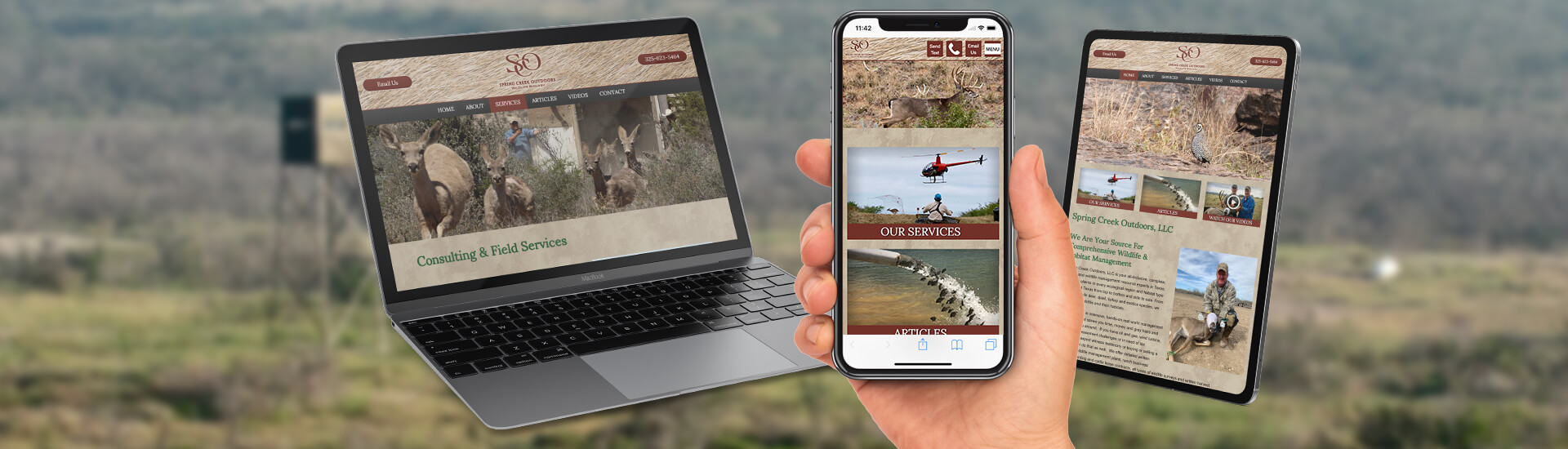 Outdoor Web Design by 3plains Outdoor Web Design by 3plains