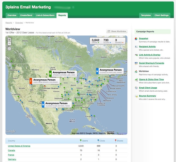 Email Marketing Map by 3plains Email Marketing Map by 3plains