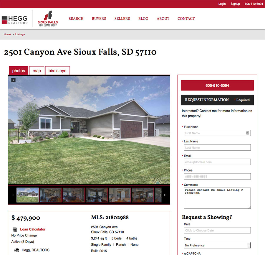 Web Design fro Homes 3plains helps realtors
