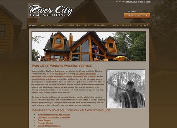 Window Cleaning Website Window Cleaning Web Design
