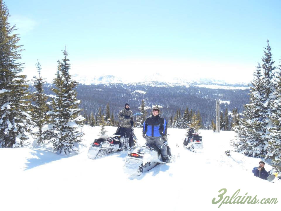 Snowy Range Wyoming Snowmobile Trip
