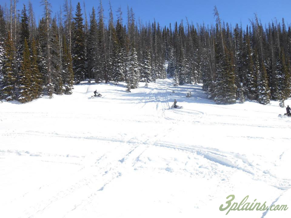 Snowy Range Wyoming Snowmobile Trip