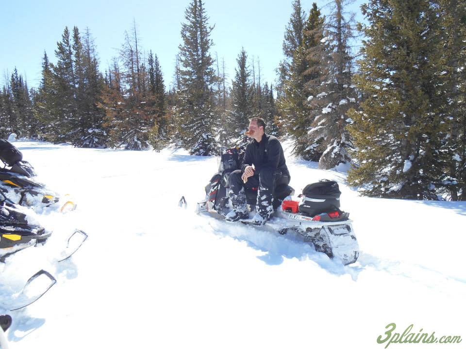 Snowy Range Wyoming Snowmobile Trip