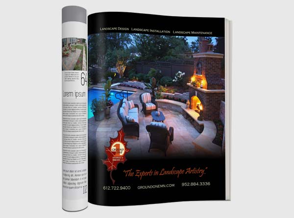 View Magazine Ad Design Landscaping Company