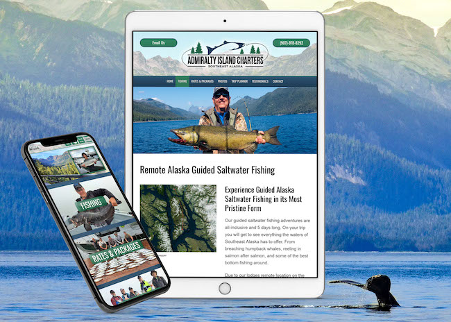 Fishing Lodge Website Design Fishing Lodge Website Design