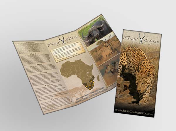 View Hunting Safari Brochure Design + Printing