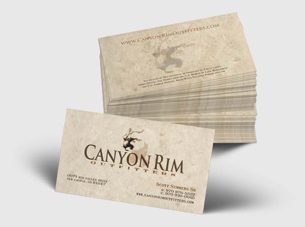 Big Game Outfitters Business Cards