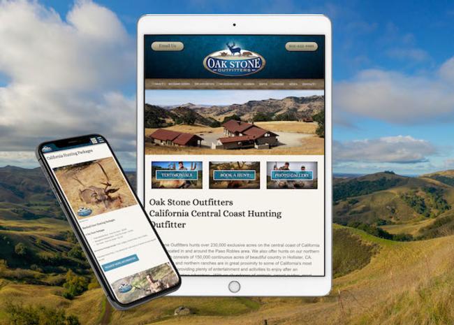 Hunting Club Website Design Hunting Club Website Design