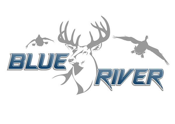 View Blue River Waterfowl and Deer Logo Design