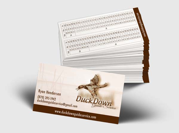 View Arkansas Duck Hunting Guide - Business Cards