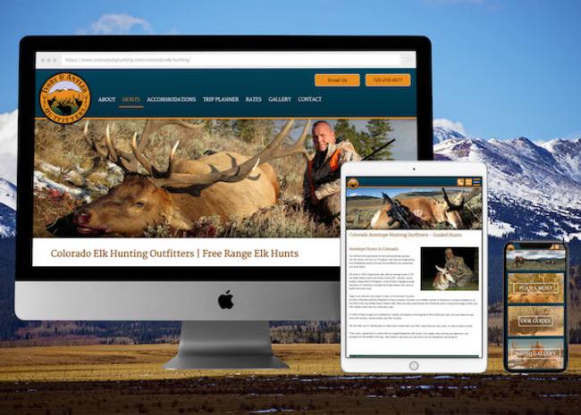 View Colorado Hunting Outfitter Web Design