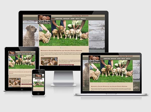 View Dog Breeders Website Design