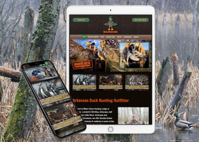 View Duck Hunting Web Design | Duck Guide Websites