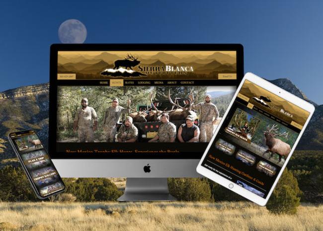 View New Mexico Elk Outfitter Website Design