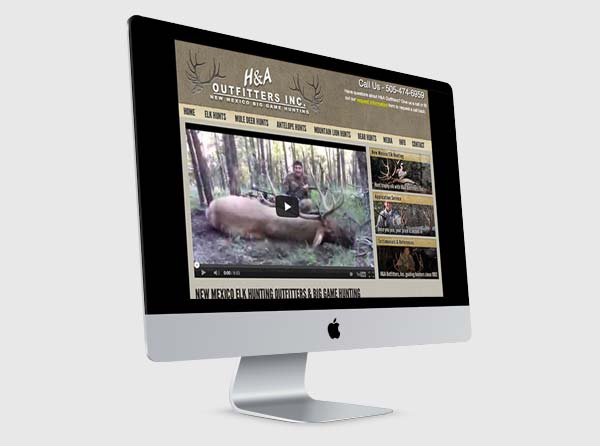 View Elk Hunting Outfitter Web Design