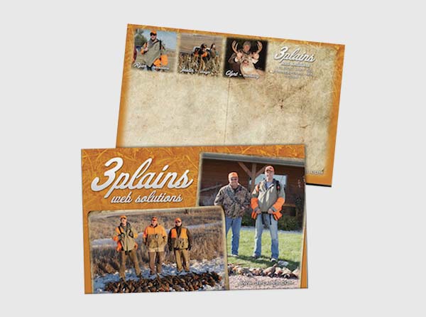 View Hunting Postcard Design