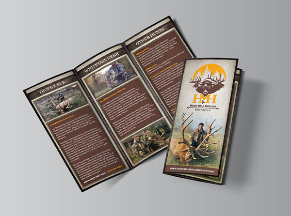 View Brochure Design for Hunting Ranches