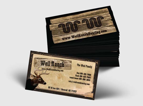 Hunting Ranch Buisness Cards