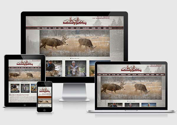 View Montana Hunting Outfitter & Guide Service Web Design