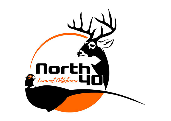 View North 40 Outfitters Logo Design