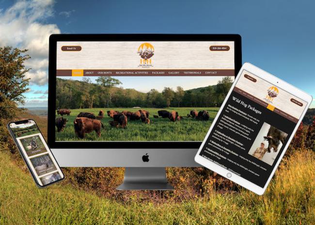 View Oklahoma Hunting Ranch Website Design