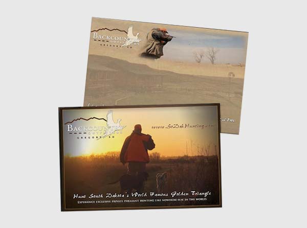 View Pheasant Hunting Postcard Design + Printing