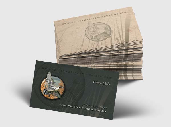 View Waterfowl Guide Business Cards + Printing