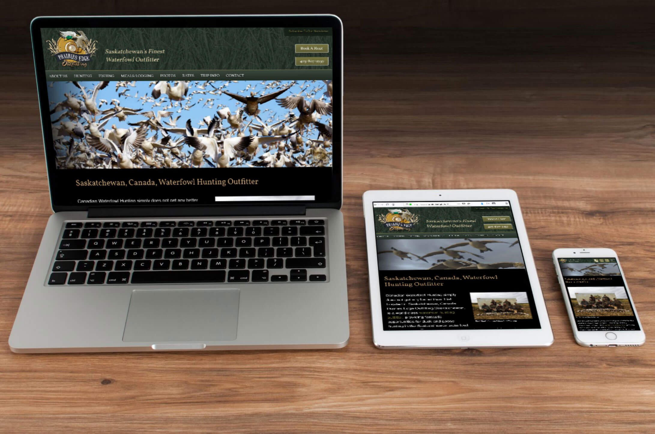 Waterfowl Hunting Club Web Site Hunting Club CMS