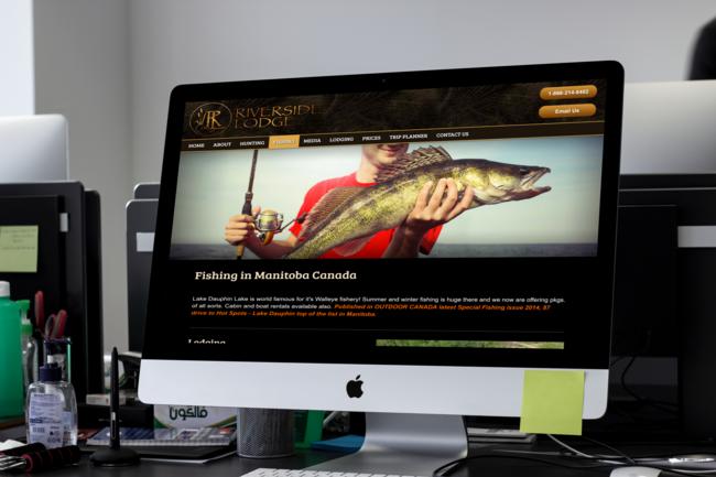 Web Design Canadian Outfitters - Canada Guides & Outfitters