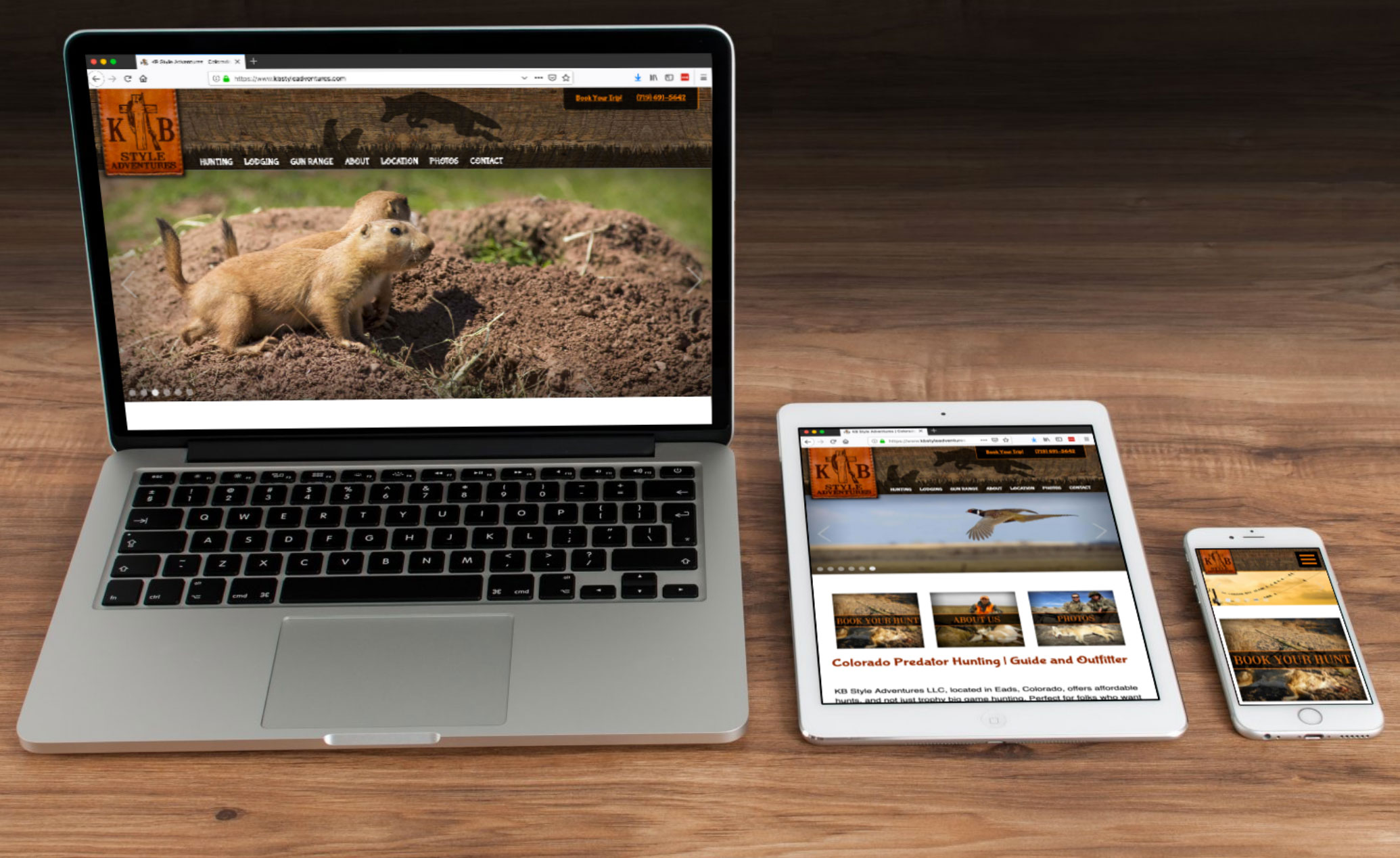 View Web Design Colorado Hunting Outfitter