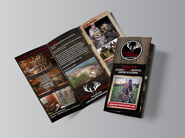 View Whitetail Hunting Outfitter Brochure Design