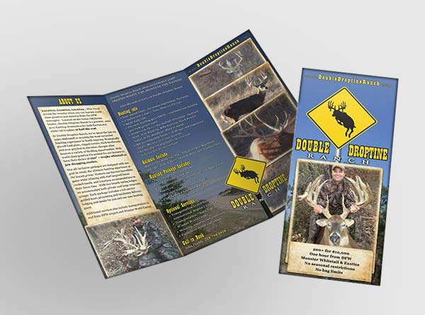 Tri-Fold Deer Hunting Brochures Hunting Brochure Design